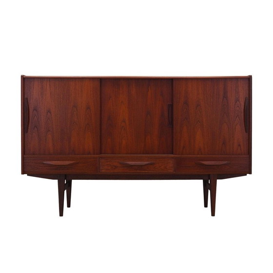 Image 1 of Vintage teakhouten highboard van Es Møbler, 1970