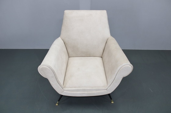 Image 1 of 1950S Gerestaureerde Italiaanse Fauteuil