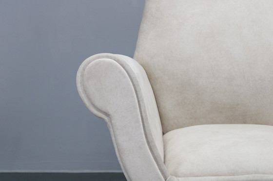 Image 1 of 1950S Gerestaureerde Italiaanse Fauteuil