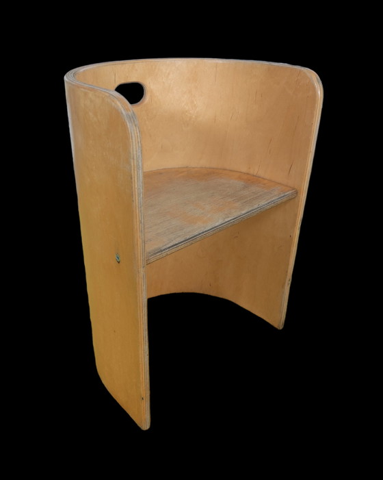 Image 1 of Vintage birch plywood kids chair