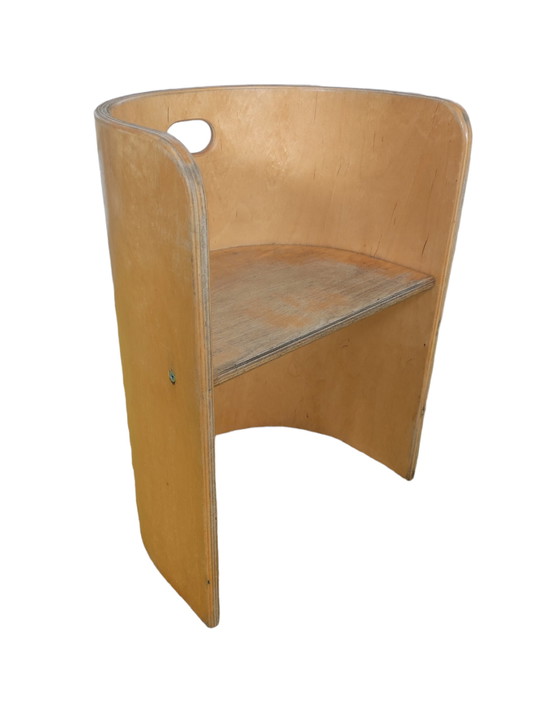 Image 1 of Vintage birch plywood kids chair