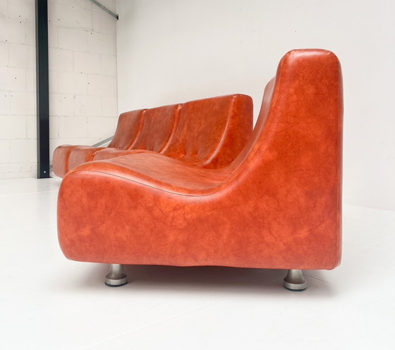 Image 1 of Vintage modulaire Italiaanse sofa in de stijl van COR, 1970's