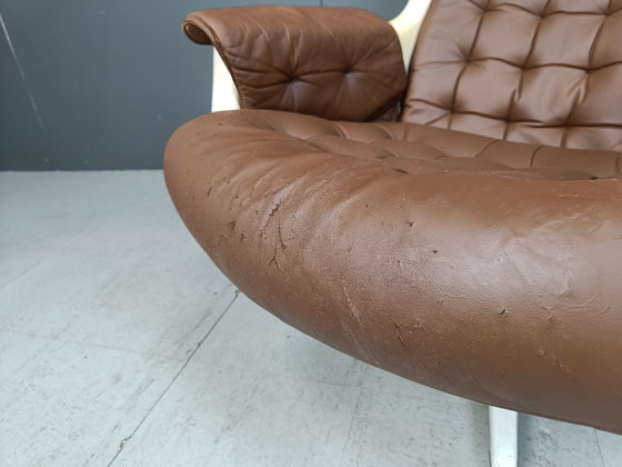 Image 1 of Mid Century Space Age Galaxy fauteuil van Alf Svensson voor Dux, 1968