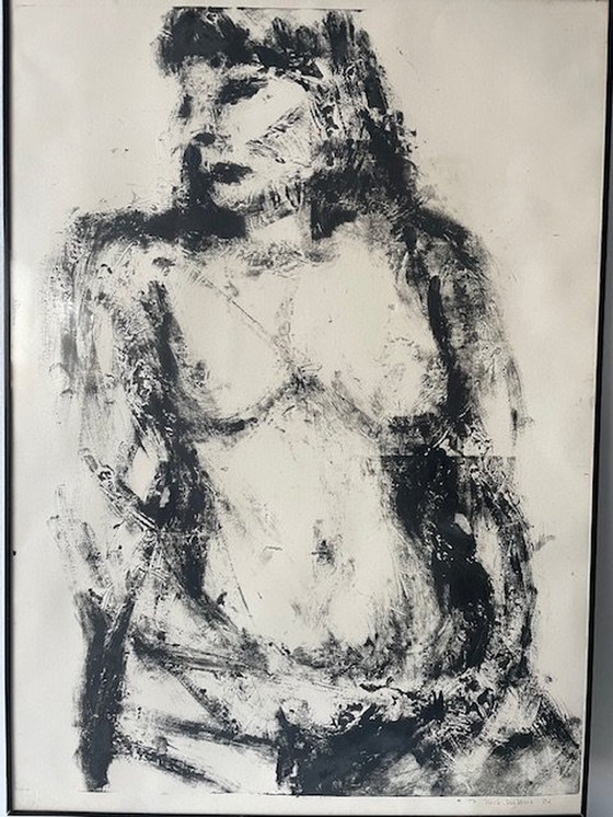 Image 1 of Nick Seijkens - Naaktportret (1982) - Originele Litho