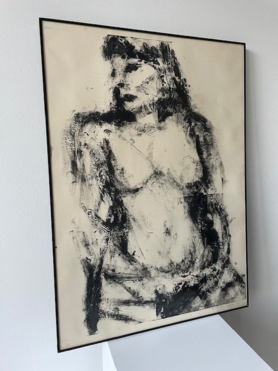 Image 1 of Nick Seijkens - Naaktportret (1982) - Originele Litho