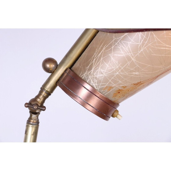 Image 1 of Vintage staande lamp van messing voor Stilnovo, Italië, jaren 50