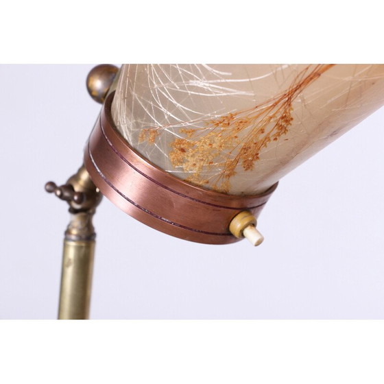 Image 1 of Vintage staande lamp van messing voor Stilnovo, Italië, jaren 50