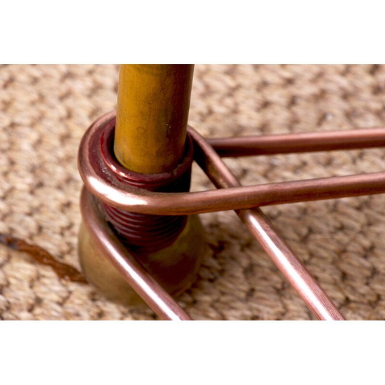 Image 1 of Vintage staande lamp van messing voor Stilnovo, Italië, jaren 50