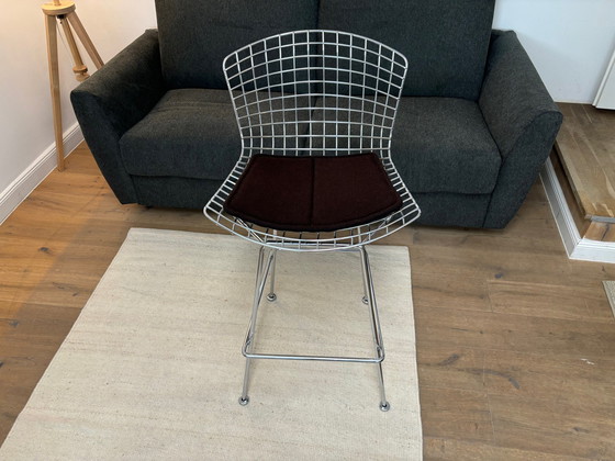 Image 1 of 3x Knoll barkruk van Harry Bertoia