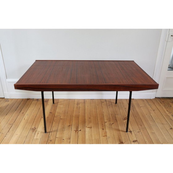 Image 1 of Vintage modernistische tafel in palissander van Alain Richard