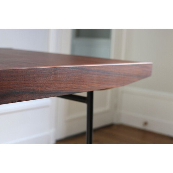 Image 1 of Vintage modernistische tafel in palissander van Alain Richard