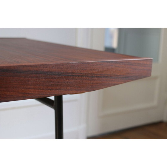 Image 1 of Vintage modernistische tafel in palissander van Alain Richard