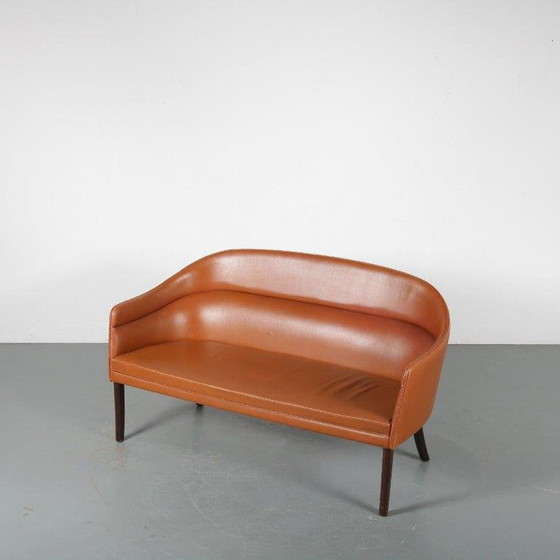 Image 1 of Zeldzame Ole Wanscher Sofa voor J. Jeppesen, Denemarken 1950