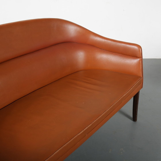 Image 1 of Zeldzame Ole Wanscher Sofa voor J. Jeppesen, Denemarken 1950