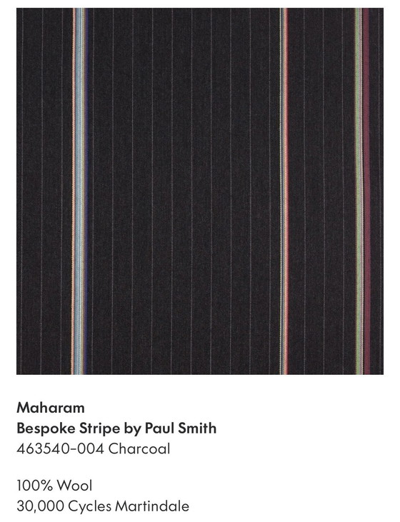 Image 1 of Martin Visser Voor Spectrum Br.02 Slaapbank Met Stof Van Kvadrat Ontworpen Door Paul Smith