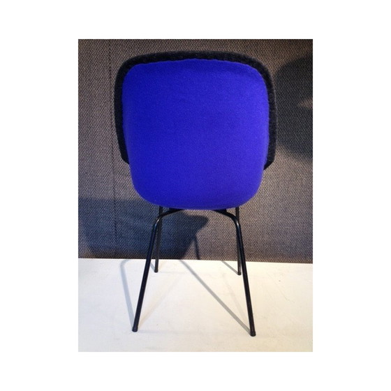 Image 1 of Vintage stoel van stof en metaal door Genevievre Dangles, 1956