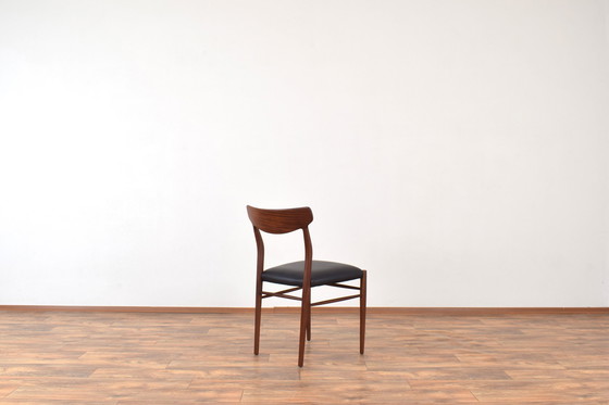 Image 1 of Mid Century Teakhouten Eetkamerstoelen Door Gustav Herkströter Voor Lübke, 1960S, Set Van 4