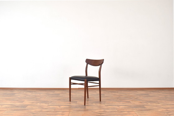 Image 1 of Mid Century Teakhouten Eetkamerstoelen Door Gustav Herkströter Voor Lübke, 1960S, Set Van 4