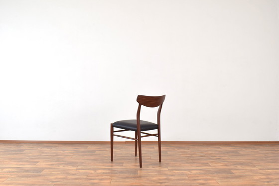 Image 1 of Mid Century Teakhouten Eetkamerstoelen Door Gustav Herkströter Voor Lübke, 1960S, Set Van 4