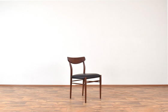 Image 1 of Mid Century Teakhouten Eetkamerstoelen Door Gustav Herkströter Voor Lübke, 1960S, Set Van 4