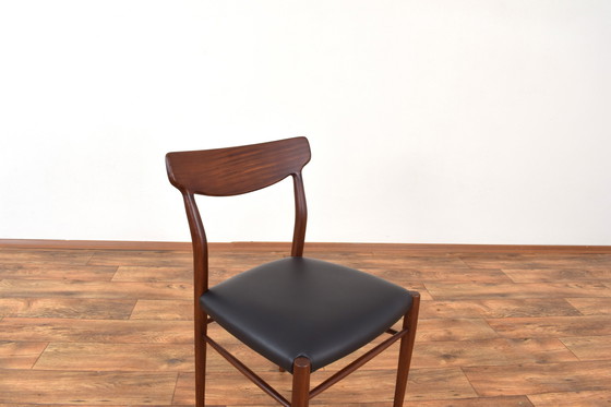 Image 1 of Mid Century Teakhouten Eetkamerstoelen Door Gustav Herkströter Voor Lübke, 1960S, Set Van 4