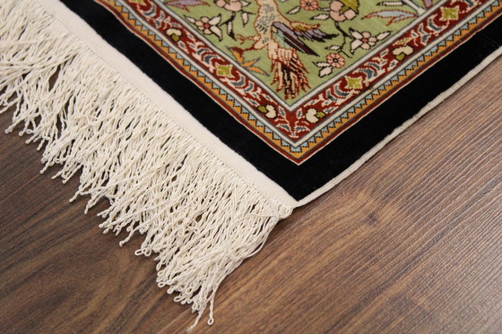 Image 1 of Originele zuivere zijde Hereke 102 X 72 cm Topconditie