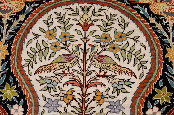 Image 1 of Originele zuivere zijde Hereke 102 X 72 cm Topconditie