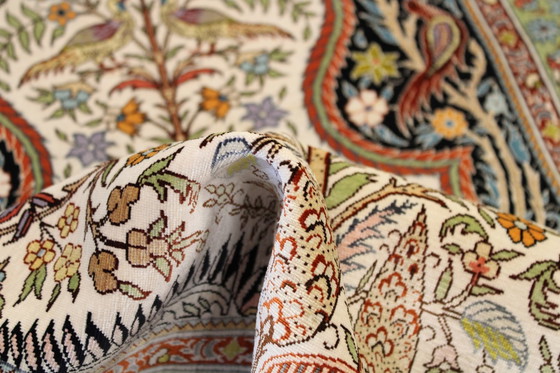 Image 1 of Originele zuivere zijde Hereke 102 X 72 cm Topconditie