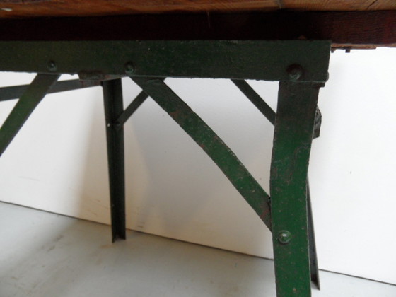 Image 1 of Industriele werktafel 1930's