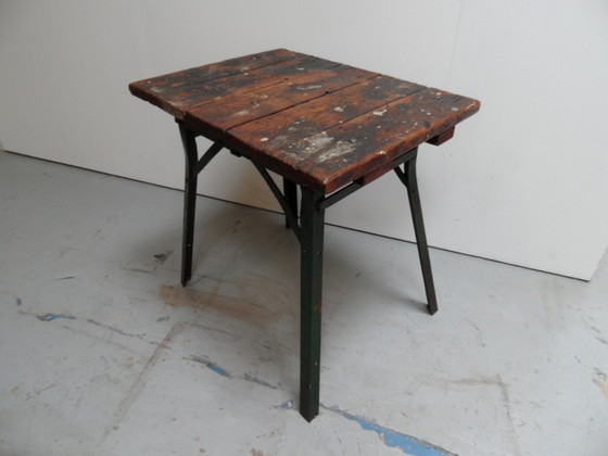 Image 1 of Industriele werktafel 1930's