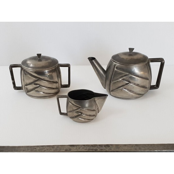 Image 1 of Vintage art deco koffieset van J. Cuvelier