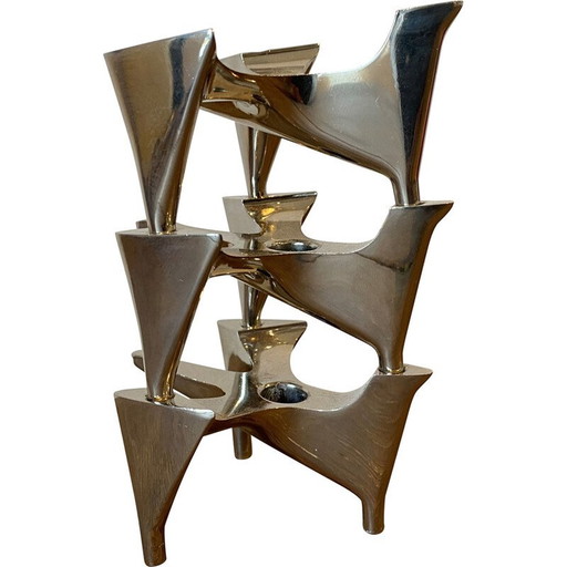 Set van 3 vintage Vogelflug model kandelaars voor Hammonia Motard Gmbh, Duitsland 1970