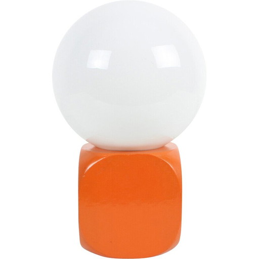 Vintage wandlamp van hout en glas, Hongarije