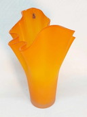 Erwin Eisch handgeblazen kunstglas vaas