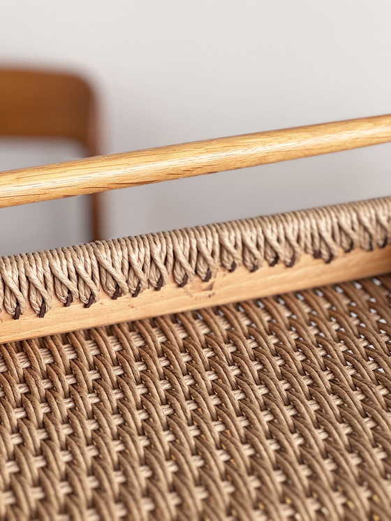 Image 1 of Mid Century Deense Model 75 Stoelen in Eik van Niels O. Møller voor JL Møllers Meubelfabriek, 1950, Set van 4