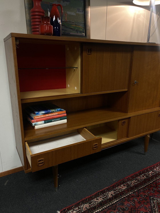 Image 1 of Vintage teak wandkast