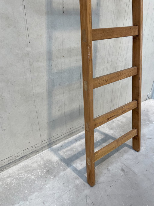 Decoratieve ladder/handdoekenrek