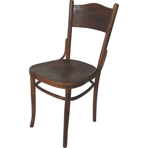 Vintage beukenhouten stoel van Thonet 1920
