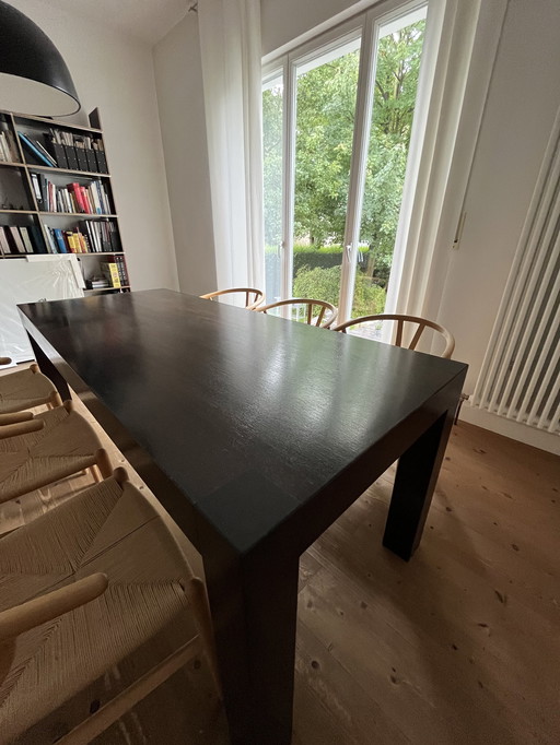 Vintage eettafel op maat gemaakt