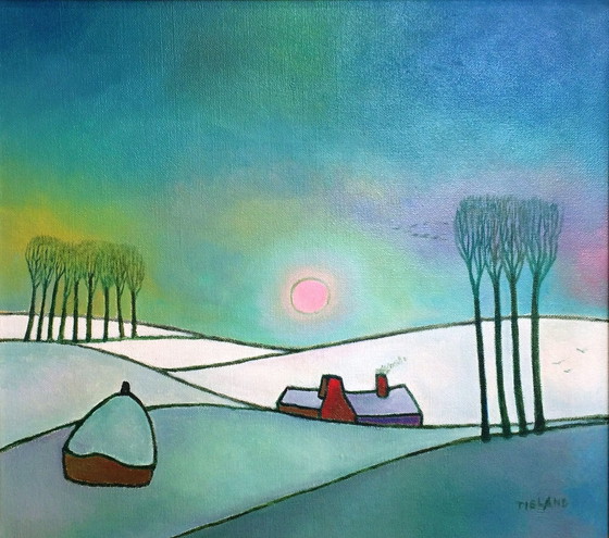 Image 1 of Toon Tieland ---Winterlandschap