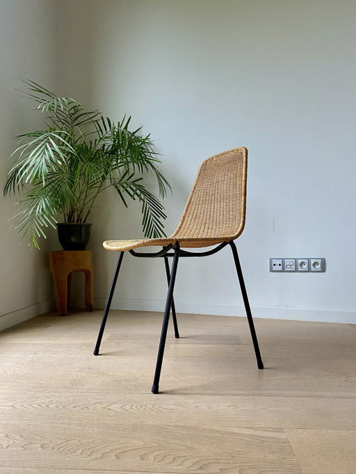 'Basket' Chair Van Gian Franco Legler