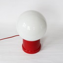 Solide vintage globe tafellamp
