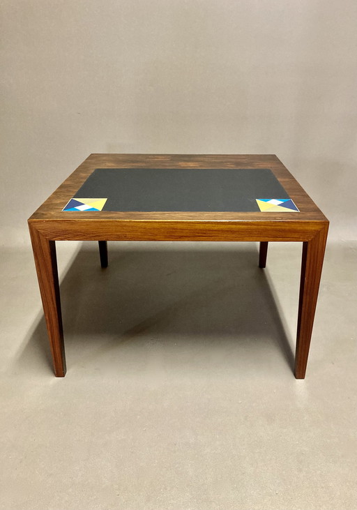 Gestempelde Scandinavische Design salontafel 1950 "Severin Hansen".