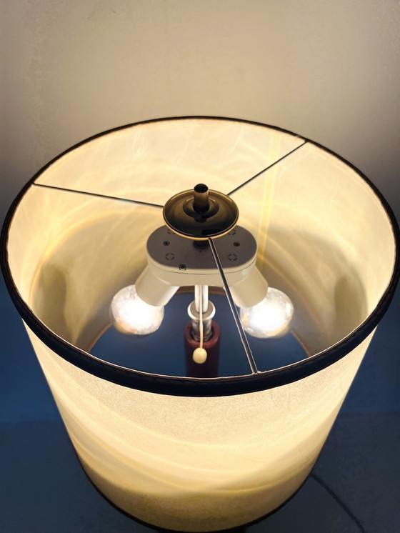 Image 1 of Teakhouten Vloerlamp, Domus