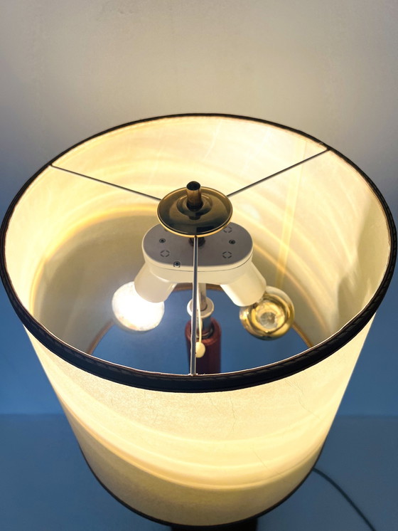 Image 1 of Teakhouten Vloerlamp, Domus