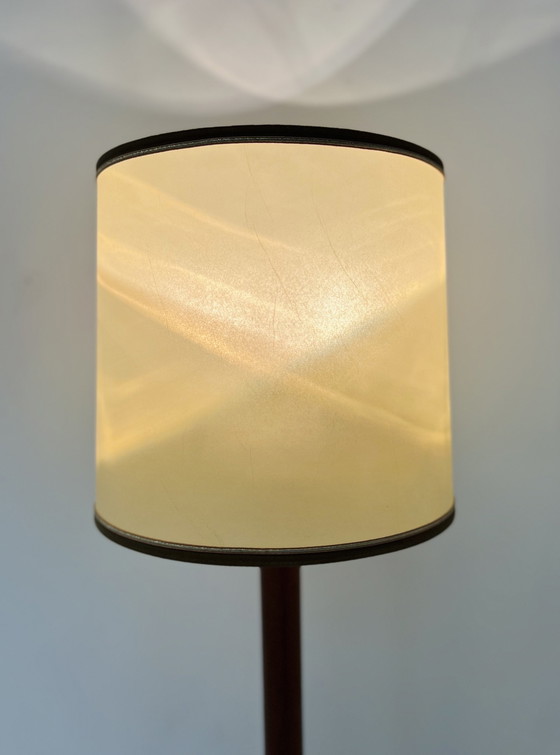 Image 1 of Teakhouten Vloerlamp, Domus