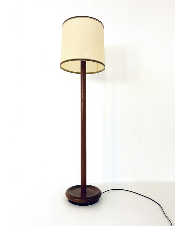 Image 1 of Teakhouten Vloerlamp, Domus