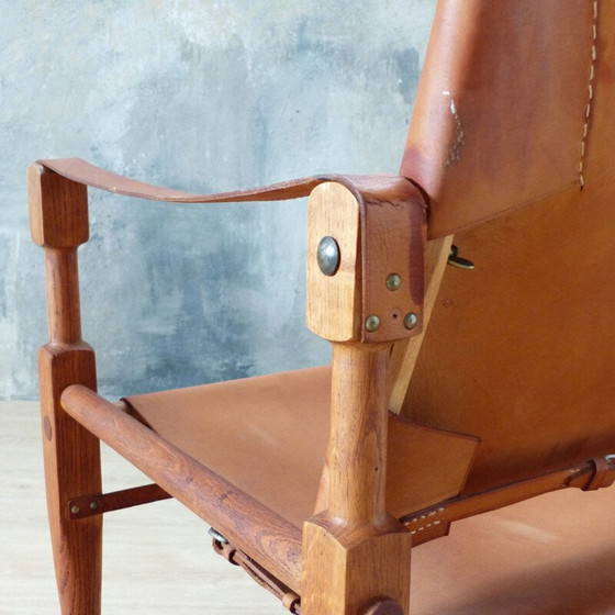 Image 1 of Vintage Safari fauteuil door Wilhelm Kienzle voor Wohnbedarf 1950