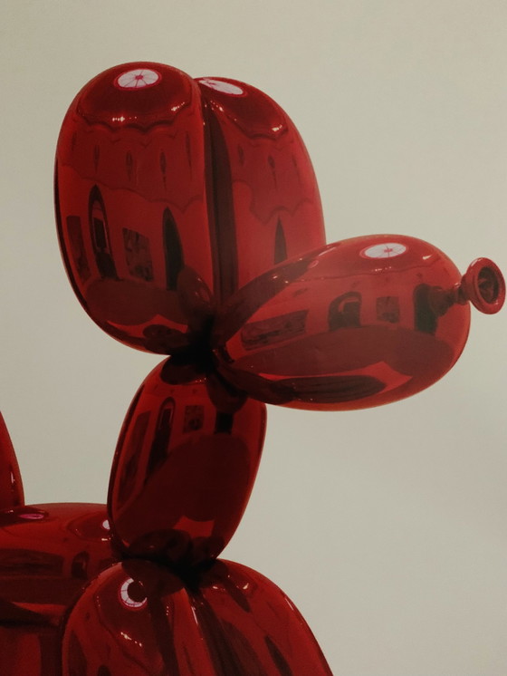 Image 1 of Grote Lithografische Afbeelding "Balloon Dog (Red)" Jeff Koons,