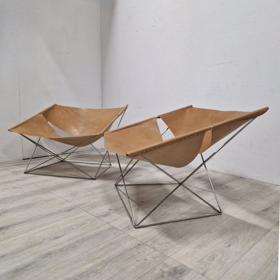 Image 1 of Set van 2 F675 loungestoelen door Pierre Paulin voor Artifort, Nederland 1960s